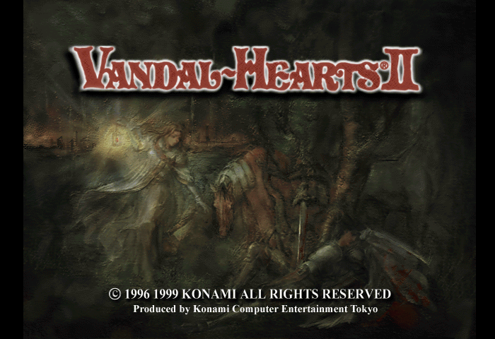 Vandal Hearts II Title Screen